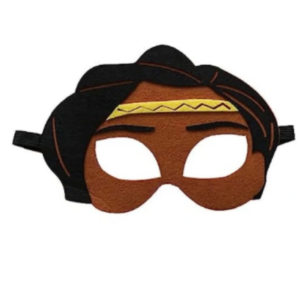 COPY - Disney’s Jasmine & Pocahontas Fun Felt Face Mask with Elastic Straps Bra…